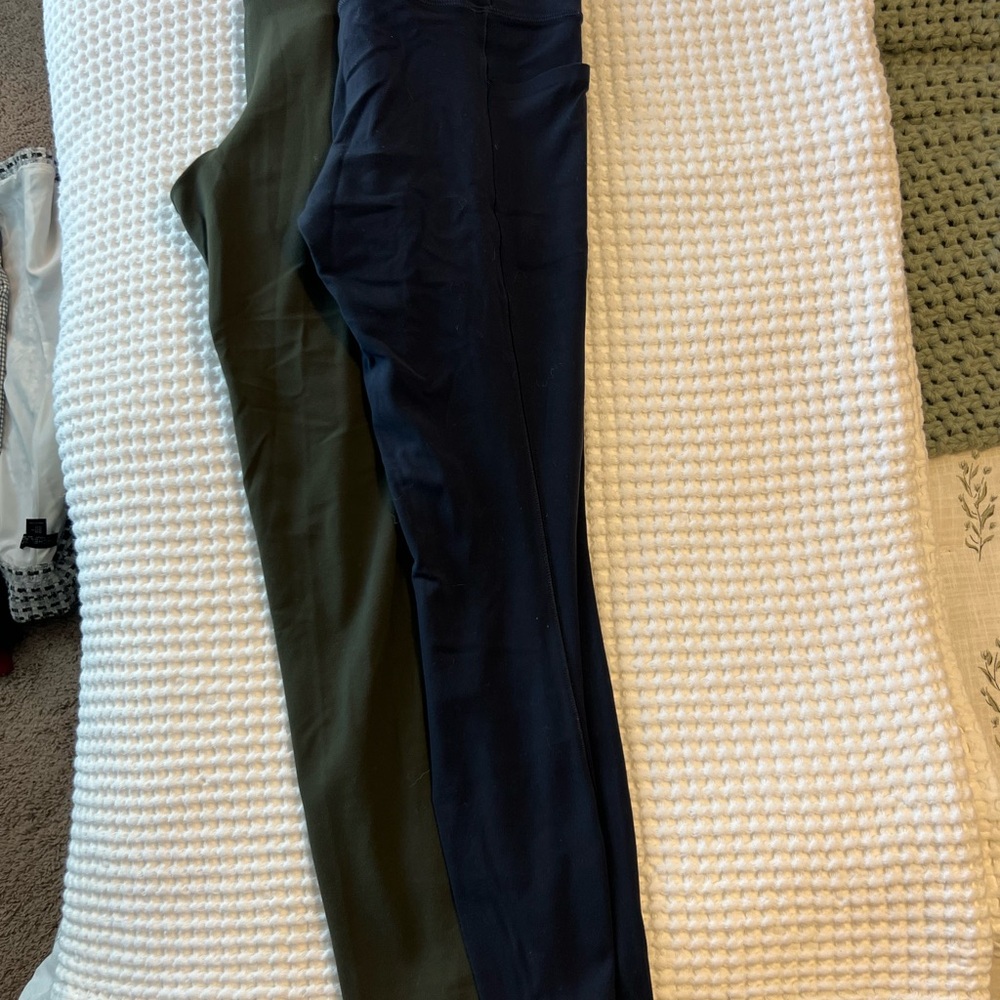 Athleta Ankle & Cropped Pants - Navy and Olive
